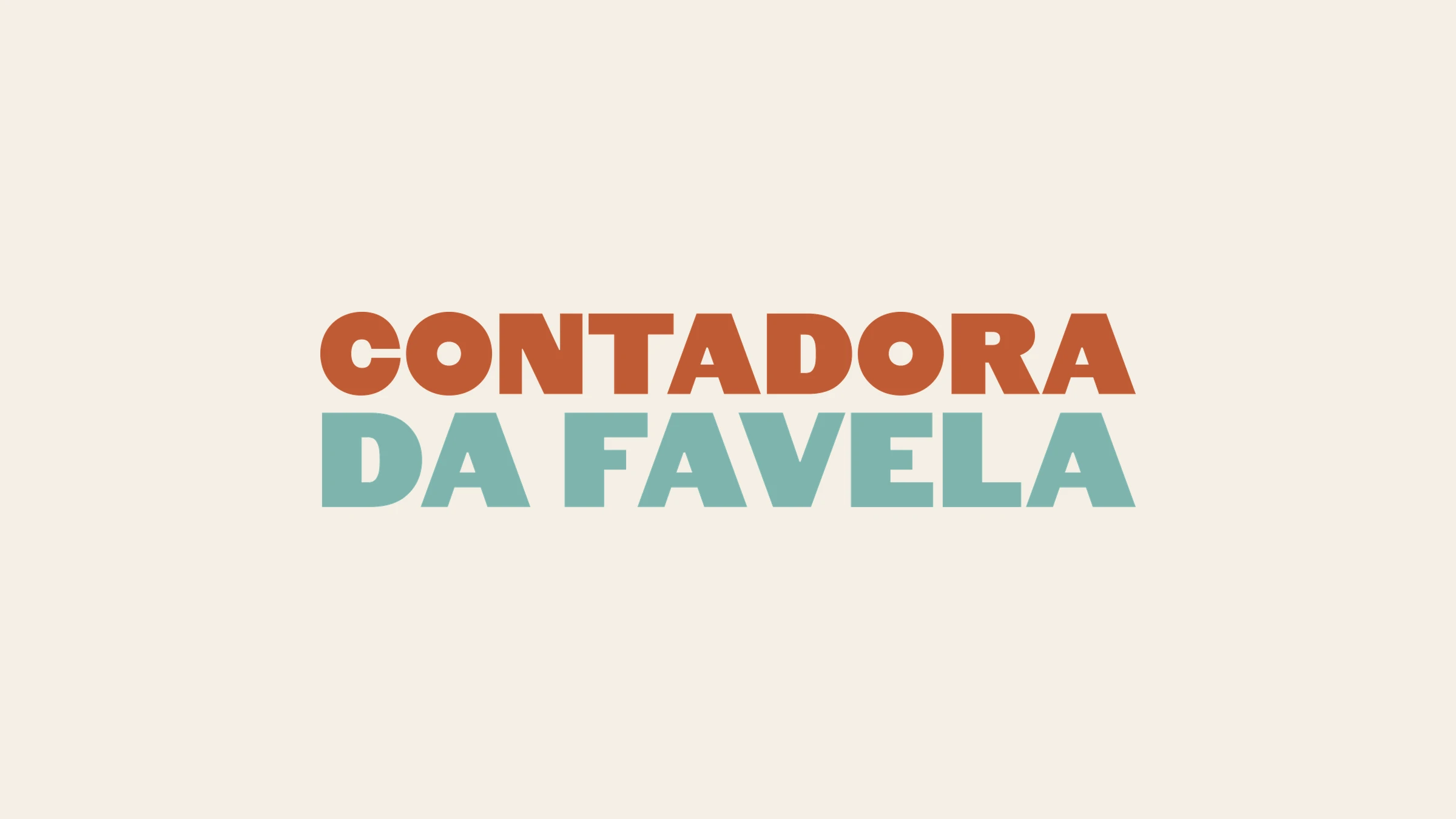 Contadora da Favela logo